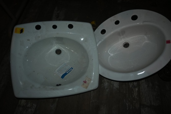 Two Cast Iron Sinks