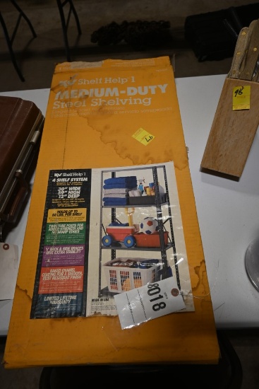 Shelf Help Four Tier Metal Shelf