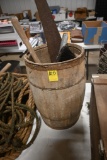 Nail Keg with Misc Tools