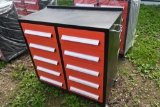 10 Drawer Toolbox Workbench on Wheels