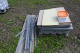 Pallet of Metal Shelving
