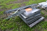 Pallet of Metal Shelving