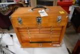 Eight Drawer Wooden Tool Box