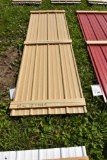 40 Pieces of 10' Sections of Tan Corrugated Metal Paneling
