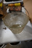 Vintage Glass Bucket