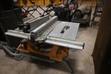 Rigid Table Saw on Portable Stand