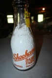 Sheehan's Dairy of Holyoke Quart Milk Bottle