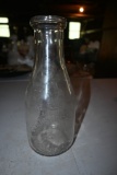 Schnevus Dairy of Schnevus New York Quart Milk Bottle