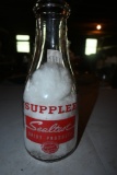 Sealtest Dairy Products Quart Milk Bottle