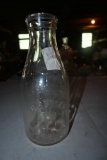 T.H. Bennett of Elmira New York Quart Milk Bottle
