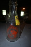 Hornstra Dairy Farm of Hingham Massachusetts Quart Milk Bottle