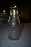 Brighton Place Dairy Co of Rochester New York Quart Milk Bottle