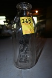 Maple farms Dairy Quart Milk Bottle