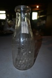 Chestnut Farms Dairy of Washington DC Quart Milk Bottle