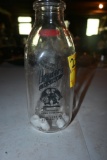 Brewers Dairy of Elmira New York Quart Milk Bottle