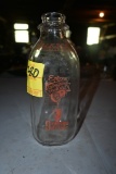 Burschel Dairy Co Quart Milk Bottle