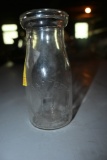 Bartos Model Dairy of Binghamton New York Half Pint Milk Bottle