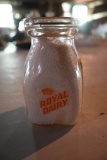 Royal Dairy of Elmira College Half Pint Milk Bottle