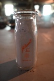 J.H. Bunnell and Son of Dalton PA Half Pint Milk Bottle
