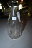 Rosik Dairy of Fleetville PA Pink Milk Bottle