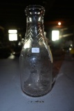 A.R. Decker of Carbondale PA Quart Milk Bottle