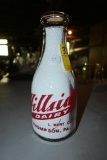 Hillside Dairy of Thompson PA Quart Milk Bottle