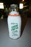 Woodlawn Farm Dairy Quart Milk Bottle