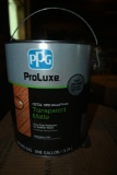 Four One Gallon Containers of PPG Mahogany 045 Wood Finish
