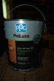 Four One Gallon Containers of PPG Mahogany 045 Wood Finish