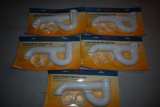 Five Master Plumber Wall Drain Traps