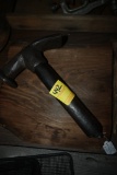 Blacksmith's Hammer on a Wooden Plaque