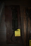 Lander's No 2 Hanging Scale on a Wooden Plaque