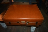 Samsonite Leather Suitcase with Key