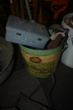 Bucket of Misc Tools and Hardware