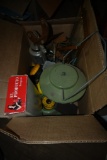 Box of Misc Knick-Knacks, Tools, Etc