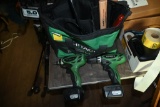 Two Hitachi Cordless Drills with Charger, Batteries and Misc. Tools