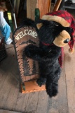 Black Bear Welcome Sign