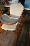 Vintage Wooden High Chair