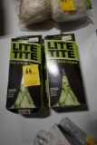 Two Tarpline Lite Tite Peal and Stick Zippers