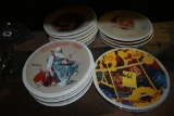 Twenty Three Decorative Christmas Plates