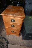 Three Drawer Bedside Table