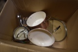 Box of copper Pots and Pans