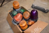 Box of 9 Various Color Caution Lights