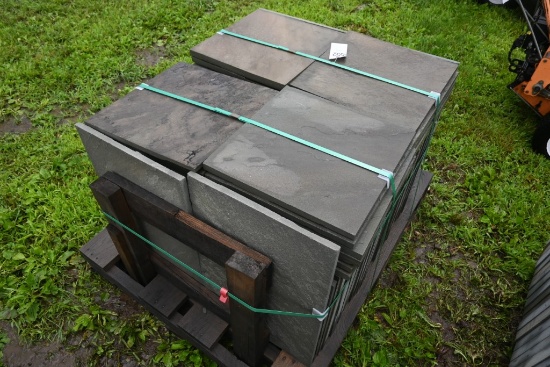 Pallet of 18" x 18" x 1" Pieces of Bluestone