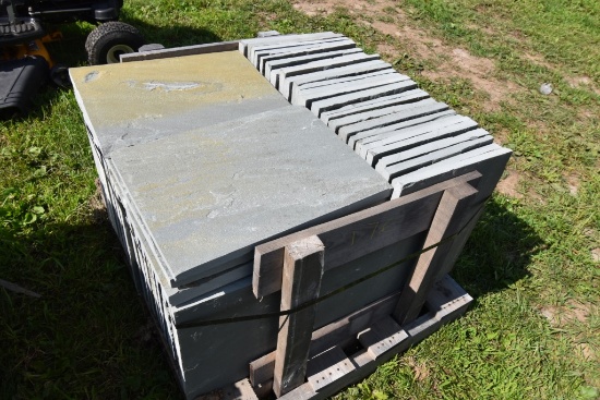 Pallet of 18" x 24" Pieces of Bluestone
