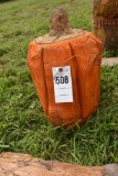 Pumpkin Chainsaw Carving