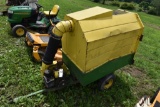 Green and Yellow Leaf Vac Cart