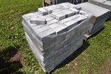 Pallet of White and Gray Decorative Brick