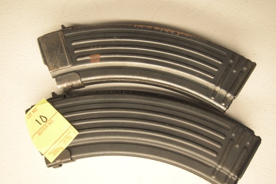 2 AK47 Steel 30 Round Magazines