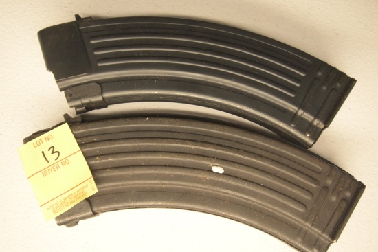 2 AK47 Steel 30 Round Magazines
